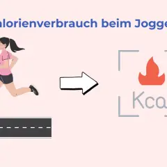 Eine Frau joggt und verbrennt dabei Kalorien. 30 min joggen kalorien frau.