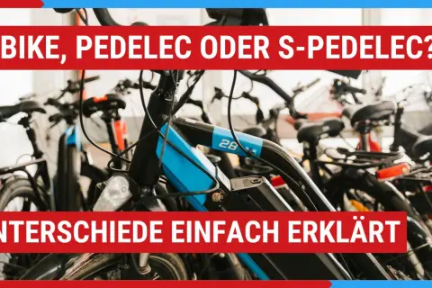 E-Bikes, Pedelecs und S-Pedelecs im Vergleich. Beachten Sie die Regeln, denn ohne Helm fahren ist strafbar.